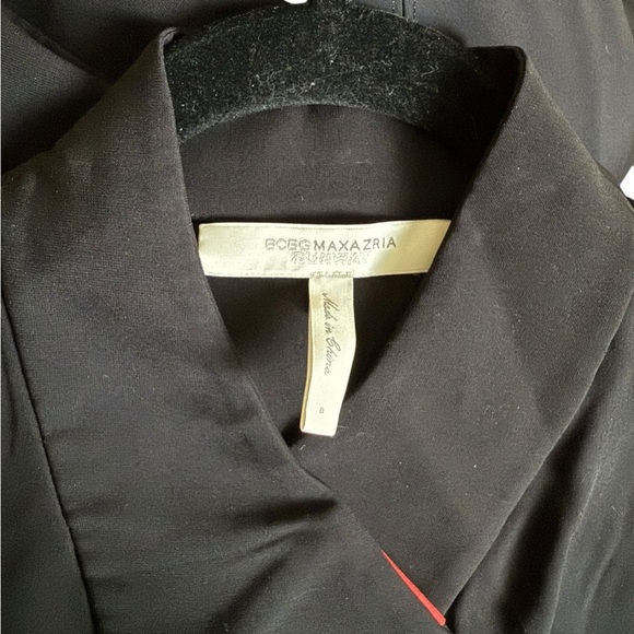 BCBGMAXAZRIA Runway Fabiana Dress Black Red - Picture 8 of 9